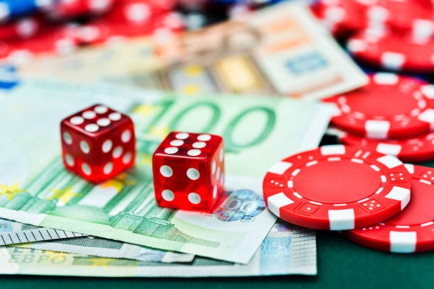 Live football and casino game selection interface